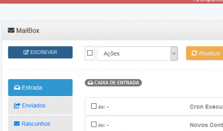 Pcontrol Mailbox: Configuração