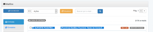 Pcontrol: E-mail de Sucesso